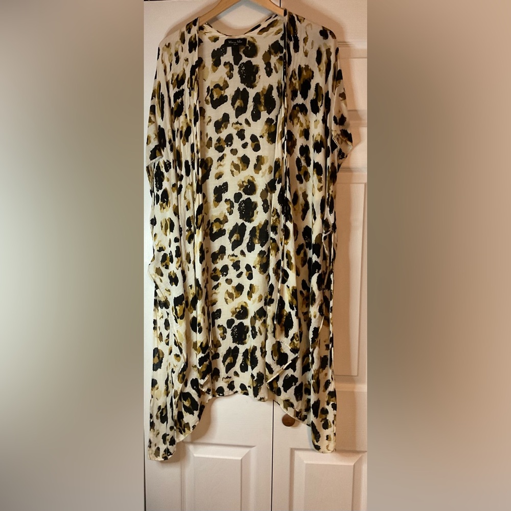 Marcus Adler Open Front Kimono Duster Coverup‎ Large XL One Size